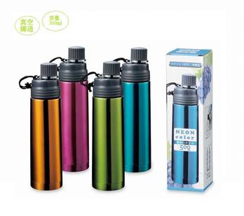 ネオンカラー 飲み口ボトル500ml