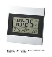 アルミフレームインテリアクロックの画像