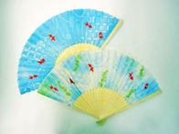 流水金魚 扇子の画像