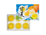 つぶつぶ甘夏ゼリー6個入の画像