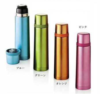 クリア ステンレスボトル480ml