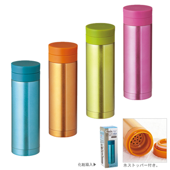 クリア ステンレス製スリムマグボトル330ml