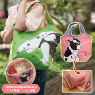 小さくたためるショッピングクーラーバッグの画像