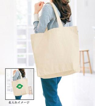 コットンキャンバストート L ナチュラル