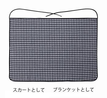 千鳥柄スカートケット