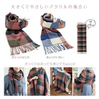 アクリル ショールブランケットの画像