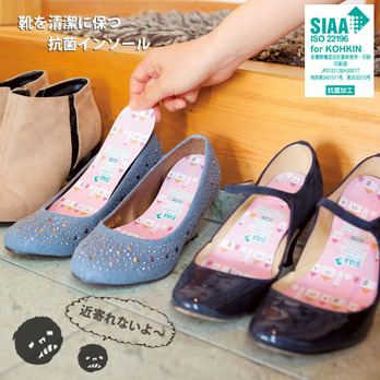 オリジナルデザイン おうちで使い抗菌インソール