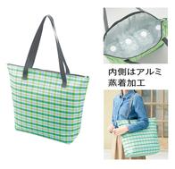 マドラスチェック 保冷温トートの画像