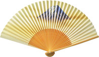 白竹中彫 富士扇子の画像