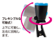 クリップ付きLEDライト1個