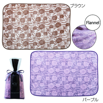 グローヴァ・ローズフランネルブランケット
