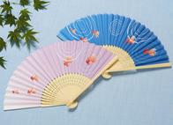 扇子 金魚の画像