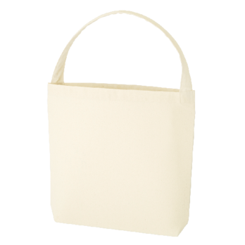 厚手コットンショートショルダートート ナチュラル