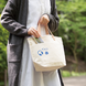 厚手キャンバスレザーハンドルトート(S)ブラック