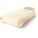 コットンガゼットマチ付バッグ(M) ブラック
