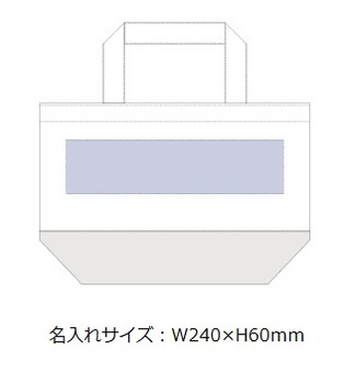 キャンバスカラーボトムトート Sの画像