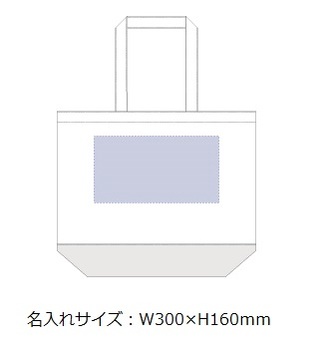 キャンバスカラーボトムトート Lの画像