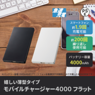 モバイルチャージャー4000 フラットの画像