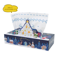 クリスマス BOXティッシュ120Wの画像