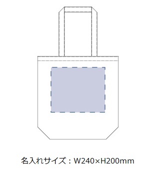 シャンブリックマチ付トート Mの画像