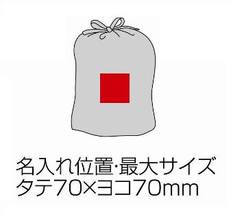 リボンポータブルルームシューズ(巾着付き)の画像