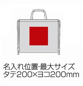 2WAY コットンナップサックの画像