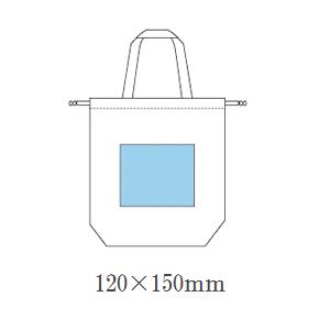 コットンエコ巾着の画像