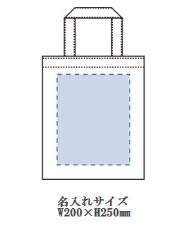 不織布A4フラットトート Bの画像