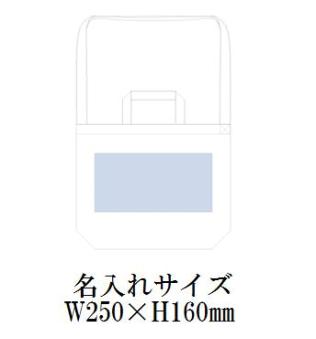 厚手コットンWスタイルバッグ ナチュラルの画像