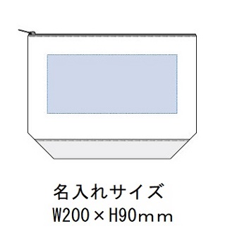 ライトキャンバスカラーボトムデイリーポーチ Mの画像